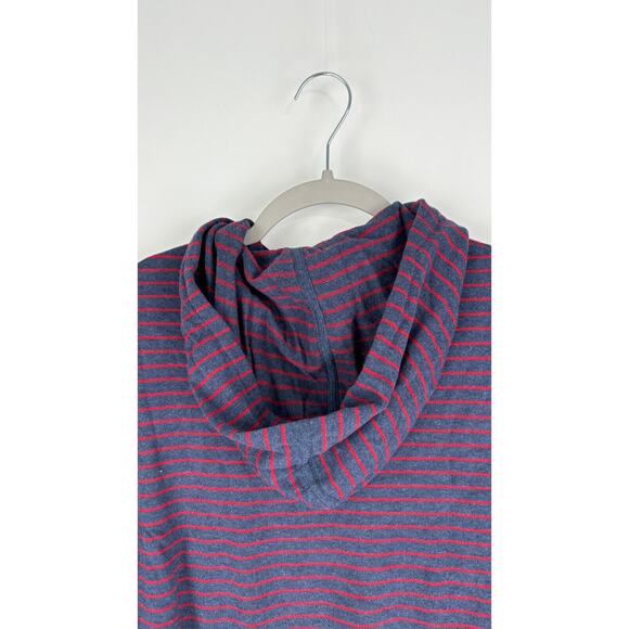Hawker Rye Mens Striped Bellevue Lightweight Hooded Sweater Size M Navy Blue NWT - Picture 4 of 8